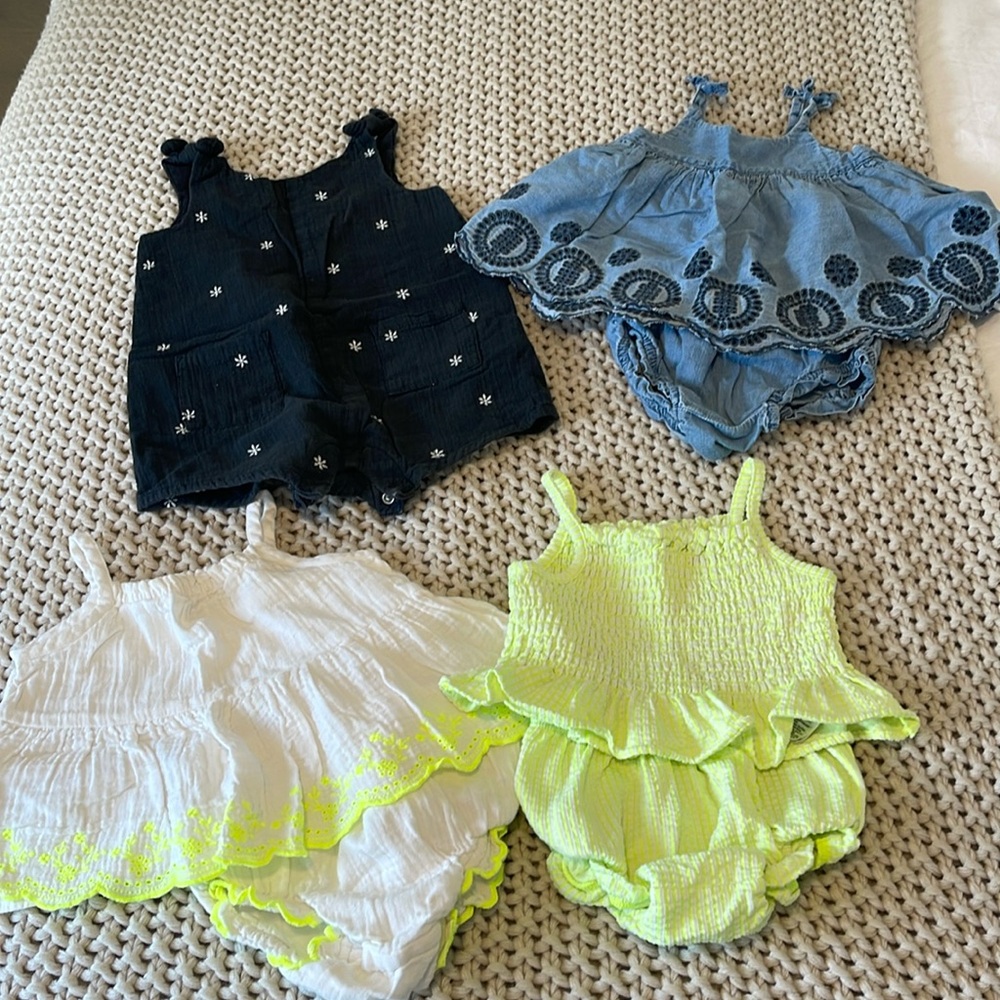 Baby Gap Girl Rompers (4 sets)